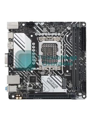 Материнская плата ASUS PRIME H610I-PLUS-CSM, LGA 1700, Intel H610, 2xDDR5, 4xSATA, 1xM.2 PCIe 3.0 x4, 1xPCIe 4.0 x16, 1xHDMI, 1xDP, 1xVGA, 2xUSB-A 3.2 Gen 1, 2xUSB-A 2.0, 1x 1Gb LAN, 3x3.5 мм, 7.1, Mini-ITX