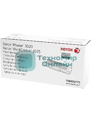 Картридж лазерный Xerox 106R02773 черный для Xerox Phaser 3020/WC 3025 (1500 стр)(Channels)