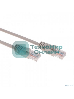 Патч-корд U/UTP Rexant cat.6, RJ45-RJ45, неэкранированный, 26AWG, LSZH, серый, 5 м
