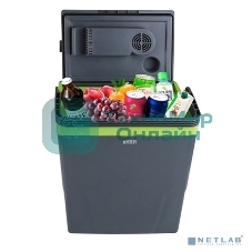 Автомобильный термоэлектрический холодильник. Объем 22 литра. Напряжение: DC 12В / AC 220-230В. Потребляемая мощность в режиме охлаждения: 45Вт. MYSTERY MTC-22