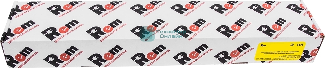 Блок розеток АВР Rem R-16-2C19-T-440-2XC20 1U 19