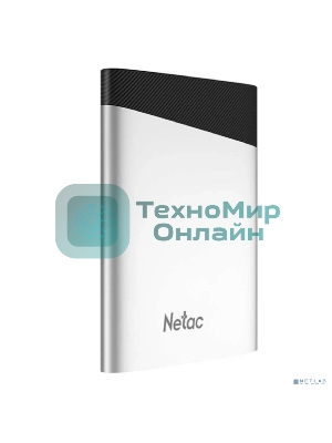 Внешний SSD Netac Z6S, 120 GB, USB 3.2 Gen 2 Type-C, R/W 520/440, серебристый