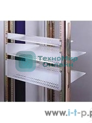 Полка перфорированная консольная 2U, глубина 400 мм (МС-40)