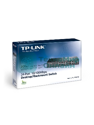 Коммутатор TP-Link SMB TL-SF1024D Коммутатор 24-port 10/100M Switch