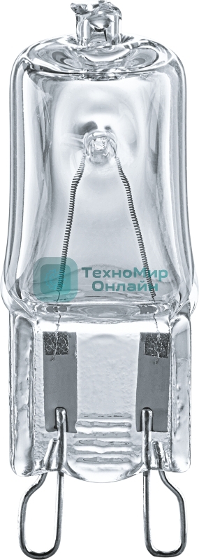 Лампа галогенная Navigator JCD9 40Вт линейная G9 3000К 230В clear 2000h