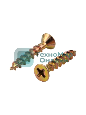 Саморез оконный Kranz острый, 4.1х25, желтый цинк, упаковка поставщика (12 000 шт.)