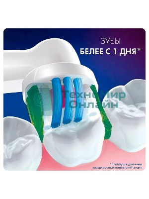 Насадка для зубных щеток Oral-B 3D белый EB18pRB (упак.:2шт)