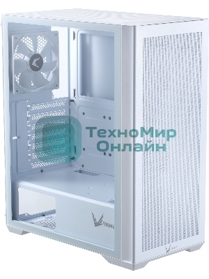 Компьютерный корпус AeroCool/Formula Air Power G5 белый без БП ATX 1x120мм 1xUSB 3.0 1xUSB3.1 audio bott PSU