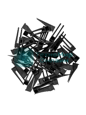 Система выравнивания плитки Сибртех (СВП), клинья, 50 шт. в пакете