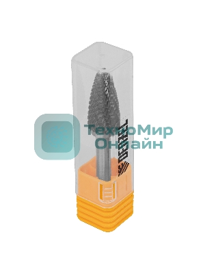 Борфреза по металлу Denzel твердосплавная, параболическая, тип-F, 12 мм