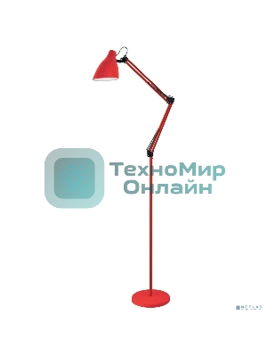 Светильник напольный, торшер, Camelion KD-332 C04 красный (230V, 40W, E27)