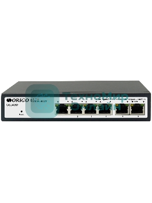Коммутатор Smart Managed L2 PoE Switch 4 x 1000Base-T PoE+, 2 x 1000Base-T, PoE-60W budget