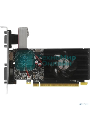 Видеокарта AFOX GeForce GT 740 Low Profile 4Gb (AF740-4096D3L3) 128Bit DVI HDMI VGA, Single fan