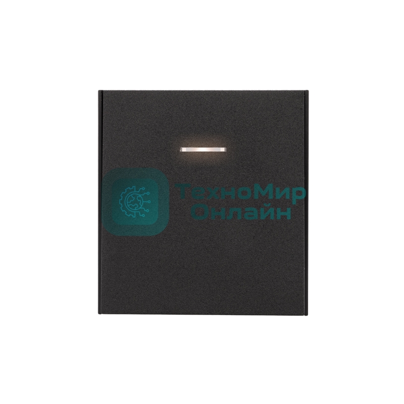 Выключатель Kranz STRONG 1 кл перекрестный (переключатель) с подсветкой 10А с/у антрацит