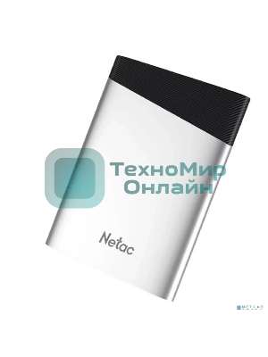 Внешний SSD Netac Z6S, 120 GB, USB 3.2 Gen 2 Type-C, R/W 520/440, серебристый