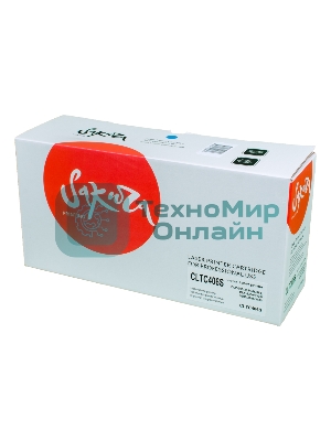 Картридж лазерный Sakura CLTC406S для Samsung CLP-360/365/365w, CLX-3300/3305/3305w/3305Fw/3305FN, Xpress C410/460, синий, 1000 к.