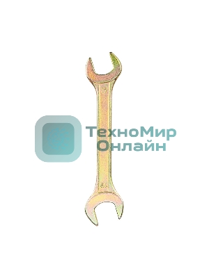 Ключ гаечный рожковый Rexant 17х19 мм, желтый цинк