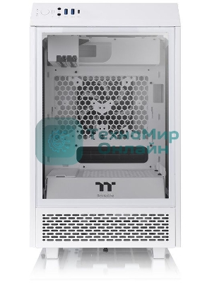 Компьютерный корпус Thermaltake The Tower 100 Snow CA-1R3-00S6WN-00/White/Win/SPCC/Tempered Glass*3