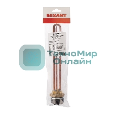 Нагревательный элемент для бойлера Rexant ТЭН RDT 2,0 кВт, термостат 15 A, кольцо уплотнительное D 42 мм