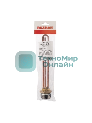 Нагревательный элемент для бойлера Rexant ТЭН RDT 2,0 кВт, термостат 15 A, кольцо уплотнительное D 42 мм