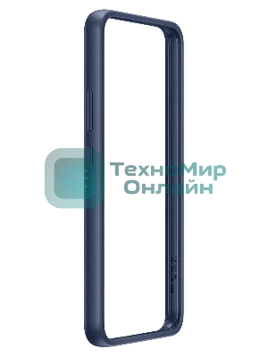 Чехол (клип-кейс) Samsung для Samsung Galaxy S22+ Frame Cover прозрачный/темно-синий (EF-MS906CNEGRU)