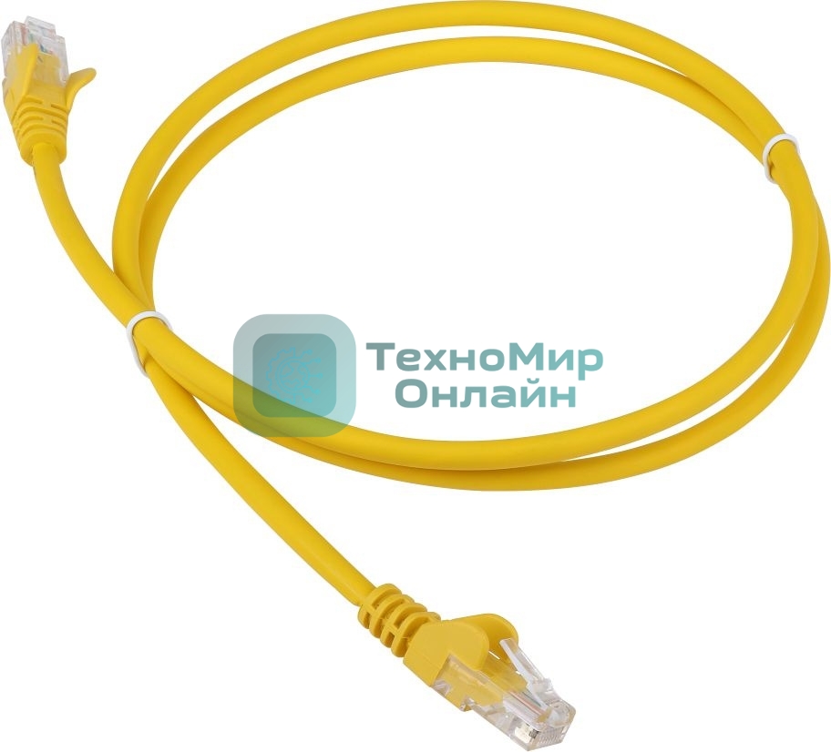 Патч-корд LANMASTER LSZH UTP cat.5e, 2.0 м, желтый
