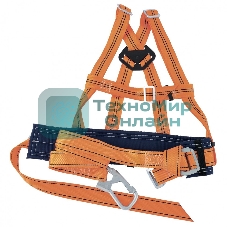 Удерживающая привязь Сибртех УП IIД, с наплечными лямками, А-строп из синтетической ленты