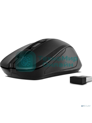 Мышь беспроводная SVEN RX-270W черный, 1600 dpi, радиоканал, USB, кнопки - 4
