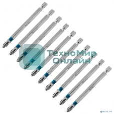 Набор бит Gross 11379 PH2х90, сталь S2, 10 шт.