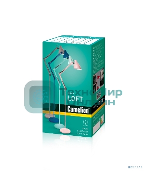 Светильник напольный, торшер, Camelion KD-332 C04 красный (230V, 40W, E27)