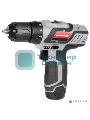 Дрель-шуруповерт аккумуляторная Интерскол ДА-12ЭР-01 Аккумуляторная, Кейс