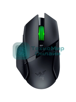 Мышь беспроводная Razer Basilisk V3 Hyperspeed черный, 18000 dpi, радиоканал, Bluetooth, USB, кнопки - 7