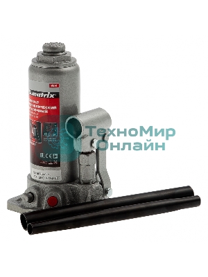 Домкрат Matrix гидравлический бутылочный 4 т h подъема 194–372мм в пласт. кейсе master