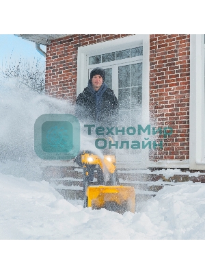 Снегоуборочная машина аккумуляторная Denzel, ESB-460-0, Li-Ion, 36В