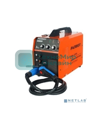Сварочный аппарат PATRIOT WMA 225MQ (605301755) инверторный mig/mag/mma стальной и флюс. провлокой