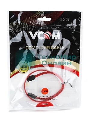 Кабель SATA интерфейсный 45/50 см VCOM VHC7660
