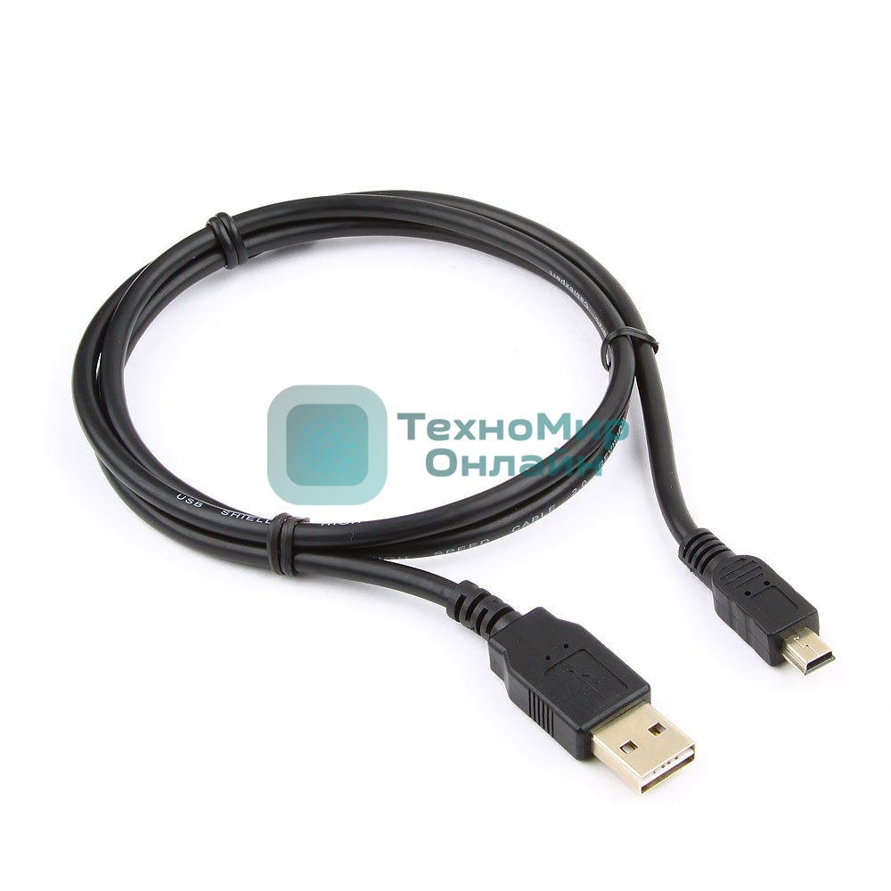 Кабель USB2.0 Gembird/Cablexpert, мультиразъем USB, AM/miniB 5P, 1м, пакет CC-5PUSB2D-1M