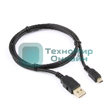 Кабель USB2.0 Gembird/Cablexpert, мультиразъем USB, AM/miniB 5P, 1м, пакет CC-5PUSB2D-1M