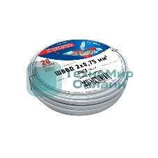 Провод ШВВП Rexant 2х0,75 мм², длина 20 метров, ГОСТ 7399-97