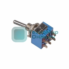 Тумблер Rexant 250V 3А (6c) ON-ON двухполюсный Micro