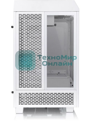 Компьютерный корпус Thermaltake The Tower 100 Snow CA-1R3-00S6WN-00/White/Win/SPCC/Tempered Glass*3