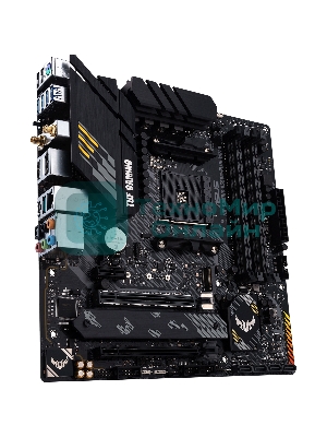 Материнская плата ASUS TUF GAMING B550M-PLUS WI-FI II, AM4, AMD B550, 4xDDR4, 4xSATA, 2xM.2, 1xPCIe 4.0 x16, 1xPCIe 3.0 x4, 1xPCIe x1, 1xDP, 1xHDMI, 1x 2.5Gb LAN, 1xUSB-C 3.2 Gen 2, 4xUSB-A 3.2 Gen 1, 2xUSB-A 2.0, 5x3.5 мм, TOSLINK, 7.1, mATX