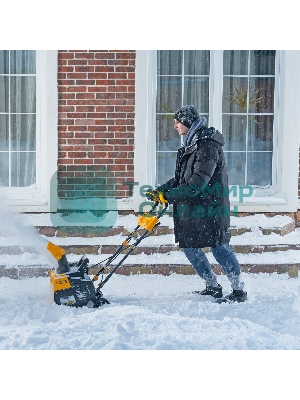 Снегоуборочная машина аккумуляторная Denzel, ESB-460-0, Li-Ion, 36В