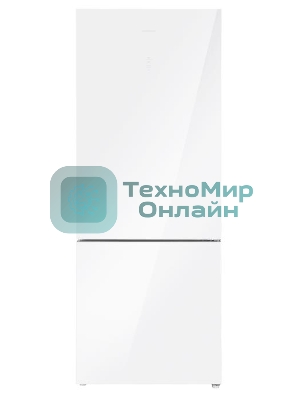 Холодильник Maunfeld MFF1857NFW белый мат. инвертер двухкамерный 336/117л морозилка снизу