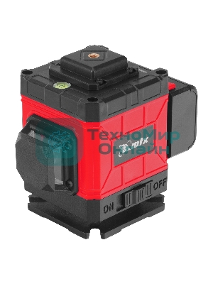 Лазерный уровень м-призм. MTX ML 360-3 Pro SET, 30 м, акк. Li 3000 мА·ч, состоит из 2 частей