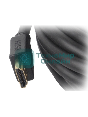 Кабель Cablexpert HDMI CC-HDMI4-7.5M, 19M/19M, v2.0, медь, позол.разъемы, экран, 7.5м, черный, пакет