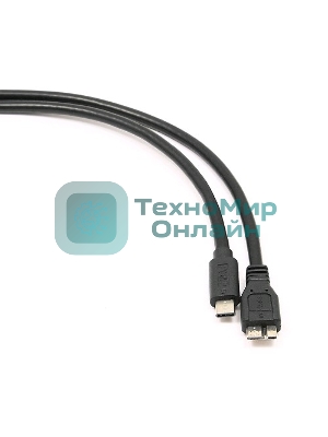 Кабель Cablexpert CCP-USB3-mBMCM-6 USB3.0 microBM/USB3.1TypeC, 1.8м, 