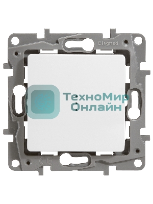 Переключатель с подсветкой, 10AX, бел. ETIKA 