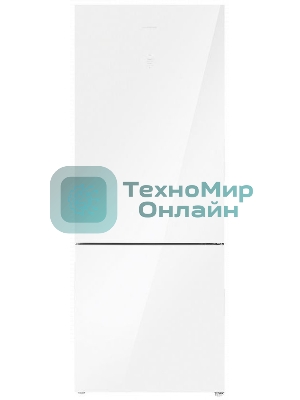 Холодильник Maunfeld MFF1857NFW белый мат. инвертер двухкамерный 336/117л морозилка снизу