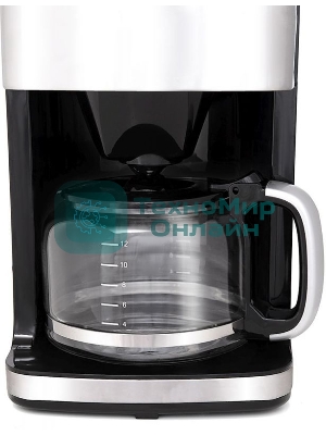 Кофеварка капельная Kitfort КТ-705 серебристый, исп. кофе - зерновой/молотый, 1.5 л, 1000 Вт.